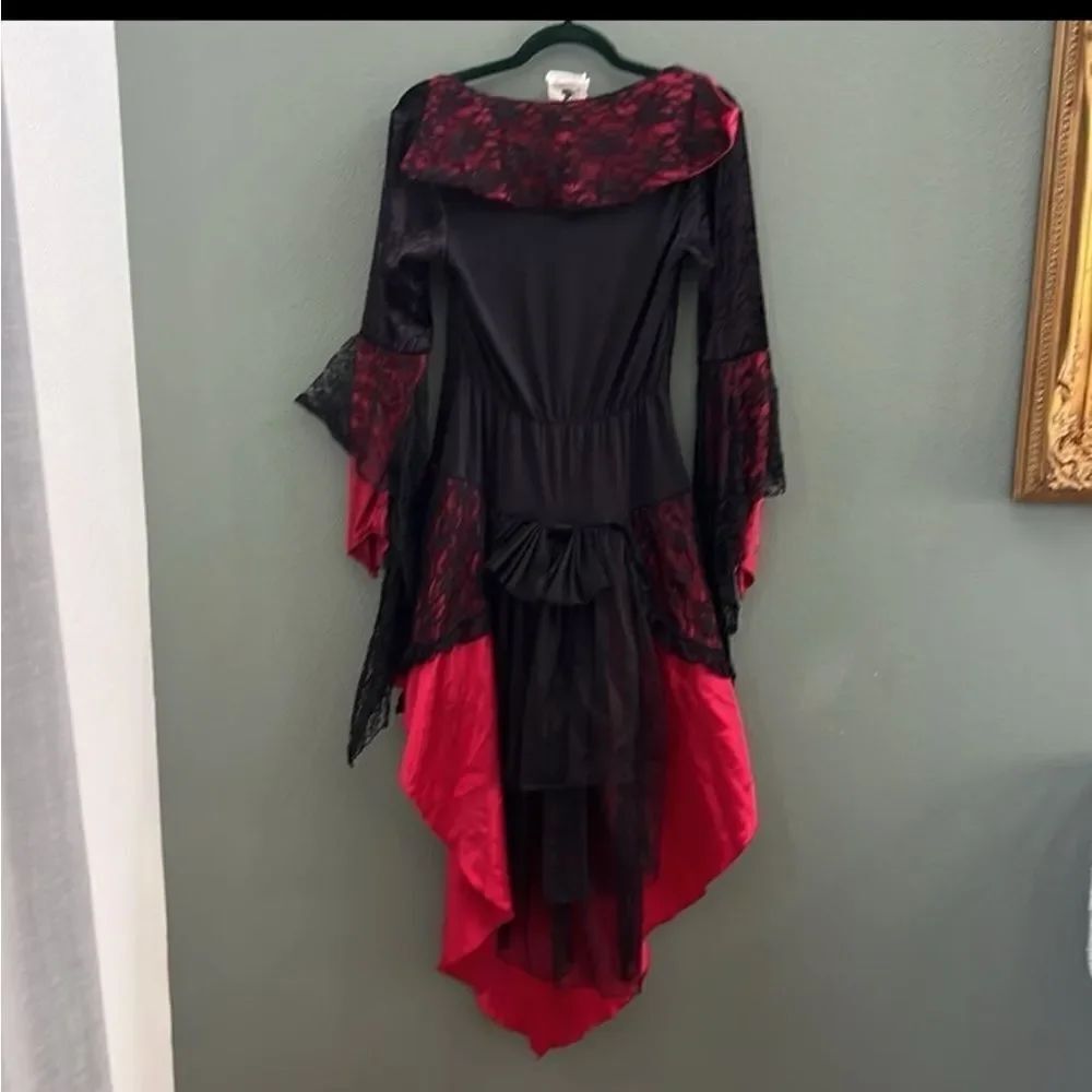 Vampire Vixen Adult Women's Costume Vampires Fancy Dress Sz Small - Picture 7 of 7